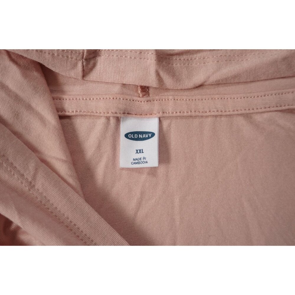 Old Navy Jersey Drawstring-Hem Pullover Hoodie in Light Pink - Size XXL, NWT - Picture 3 of 8